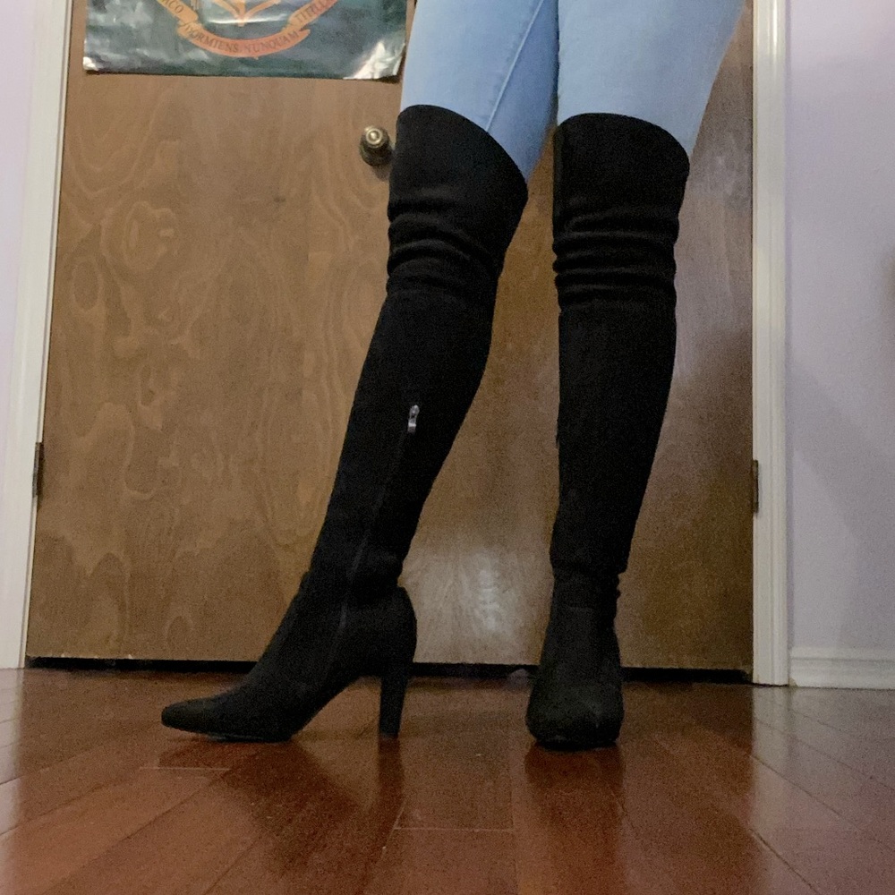 Knee high heels